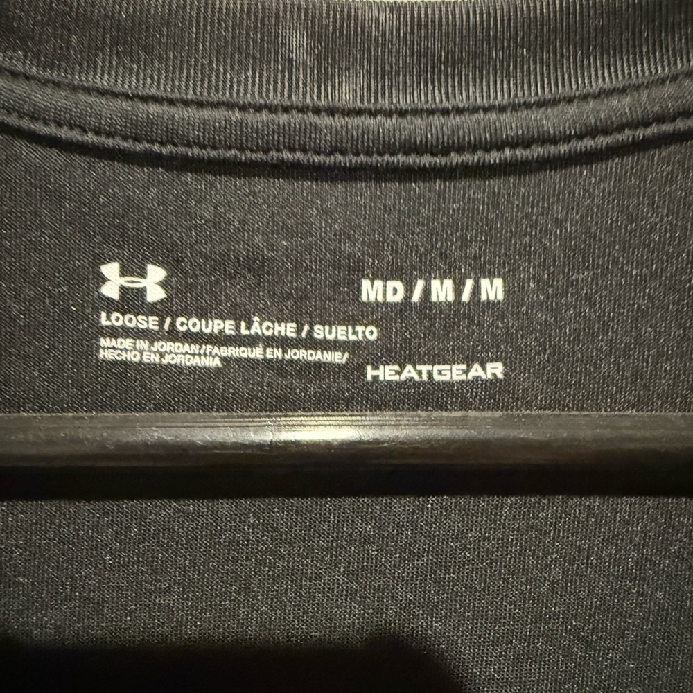 Under Armour Black V-Neck Performance Short Sleeve Tee - Picture 2 of 5